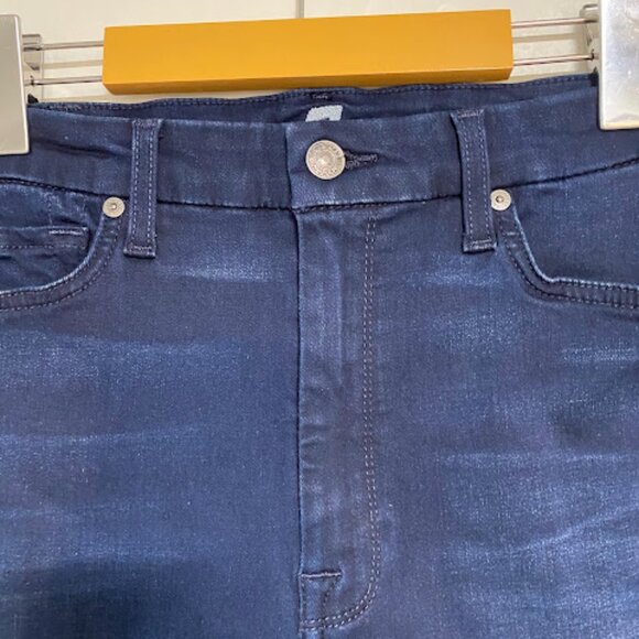 7 For All Mankind Aubrey Dark Wash Women's Skinny Jeans Size 27 - Picture 5 of 13